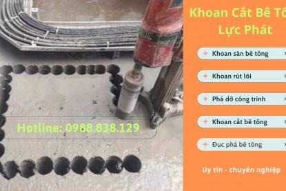 Báo giá khoan rút lõi bê tông tại Bình Dương 