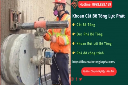 Bảng giá khoan rút lõi bê tông tại TpHCM
