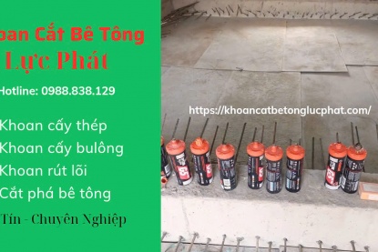 Báo giá khoan cấy thép chờ chi tiết cạnh tranh nhất