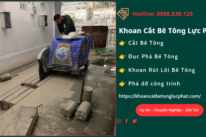 Khoan cắt bê tông Huyện Củ Chi chuyên nghiệp
