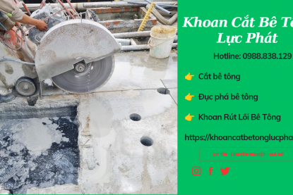 Khoan cắt bê tông tại quận 2 uy tín