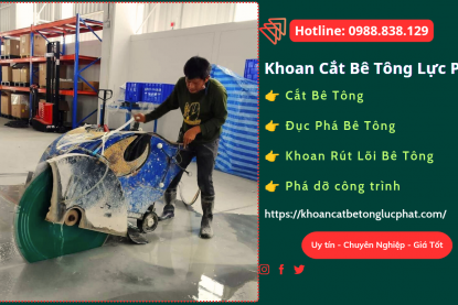 Khoan cắt bê tông quận 4 đảm bảo tín độ