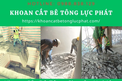 Khoan cắt bê tông quận Gò Vấp uy tín