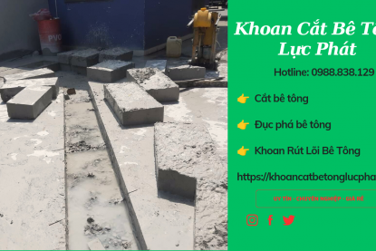 Khoan cắt bê tông tại Bến Cát chuyên nghiệp