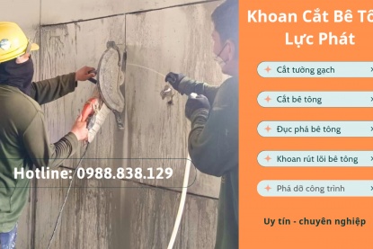 Cắt đục phá dỡ tường gạch tại TpHCM