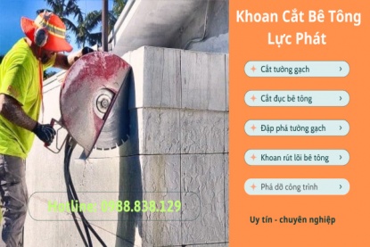 Cắt đục tường gạch tại Đồng Nai chuyên nghiệp