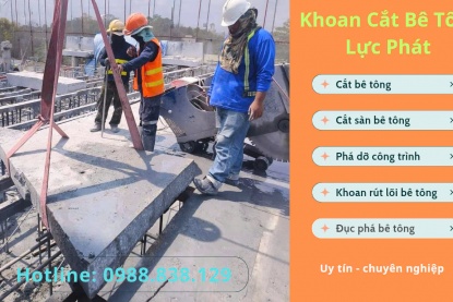 Cắt hạ sàn bê tông tại Đồng Nai chuyên nghiệp