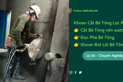 Khoan cắt bê tông tại Quận 12 chuyên nghiệp
