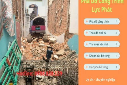 Đập phá tháo dỡ nhà tại Thủ Đức chuyên nghiệp