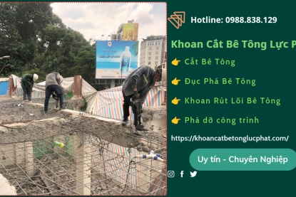 Đục phá bê tông Quận Bình Thạnh chuyên nghiệp