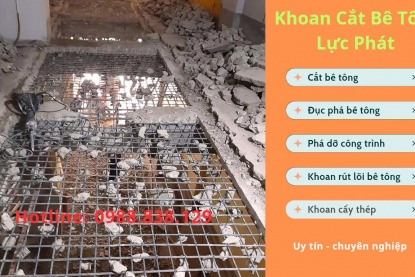 Đục phá bê tông tại Dĩ An uy tín, chuyên nghiệp