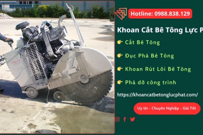 Khoan Cắt Bê Tông Tại Dầu Tiếng
