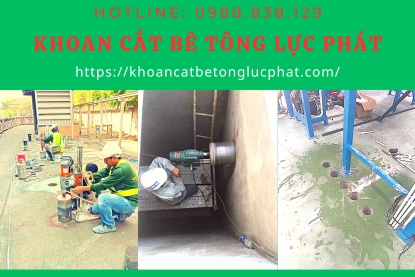 Khoan rút lõi bê tông TPHCM chuyên nghiệp