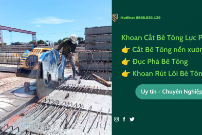 Khoan cắt bê tông tại Bình Dương chuyên nghiệp
