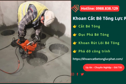Khoan cắt bê tông quận 8 giá rẻ