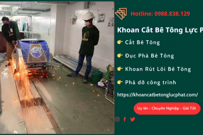 Khoan cắt bê tông tại Biên Hòa uy tín