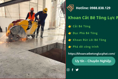 Khoan cắt bê tông thành phố Thủ Đức chuyên nghiệp