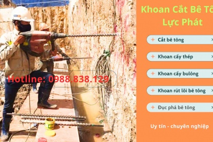 Dịch vụ khoan cấy thép chờ tại Bình Dương Uy Tín, Chuyên Nghiệp