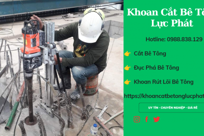 Khoan rút lõi bê tông Quận 10 uy tín