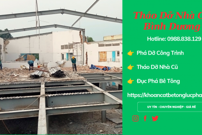 Phá Dỡ Nhà Cũ Tại Bình Dương Chuyên Nghiệp