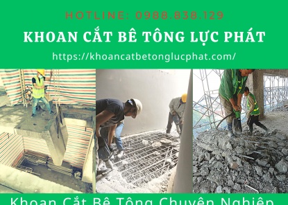 Khoan cắt bê tông quận Gò Vấp uy tín