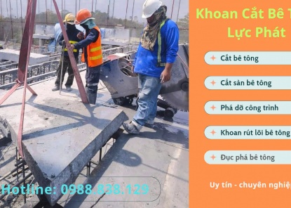 Cắt hạ sàn bê tông tại Đồng Nai chuyên nghiệp