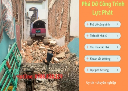Đập phá tháo dỡ nhà tại Thủ Đức chuyên nghiệp