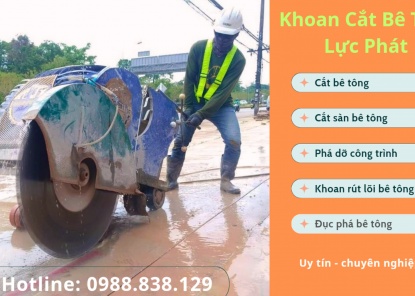 Khoan cắt bê tông huyện Trảng Bom uy tín