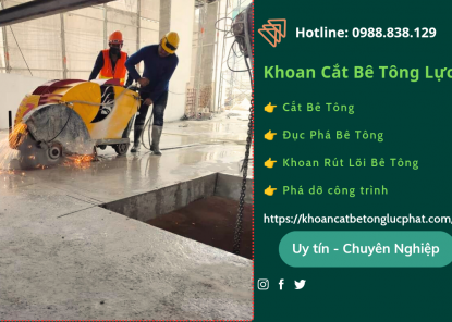 Khoan cắt bê tông thành phố Thủ Đức chuyên nghiệp