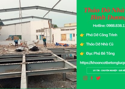 Phá Dỡ Nhà Cũ Tại Bình Dương Chuyên Nghiệp
