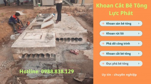 Báo giá khoan rút lõi bê tông tại bình dương mới nhất
