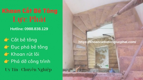Thi cắt bê tông cầu thang tại tphcm chuyên nghiệp