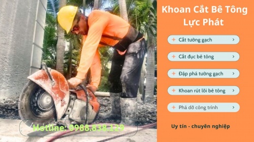 Cắt đục tường gạch tại đồng nai chuyên nghiệp