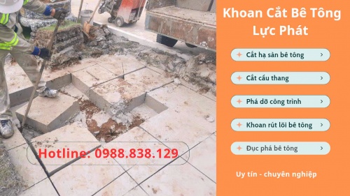 Thi công cắt nền bê tông tại Huyện Hóc Môn uy tín, chuyên nghiệp