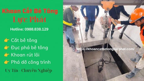 Cắt sàn bê tông lamg cầu thang chuyên nghiệp