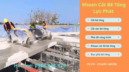 Cắt sàn bê tông tại đồng nai uy tín