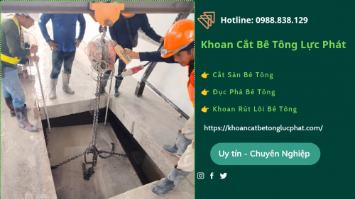 Cắt sàn bê tông tại tphcm thi công chuyên nghiệp