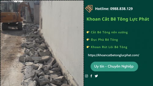 Đục bê tông bằng xe cơ giới tại bình dương uy tín giá rẻ