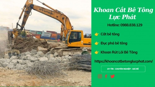 Đục bê tông bằng xe cơ giới tại quận 7 uy tín, giá rẻ