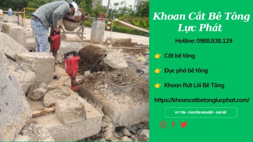 Thi công đục bê tông, phá dỡ bê tông tại quận 7 chuyên nghiệp