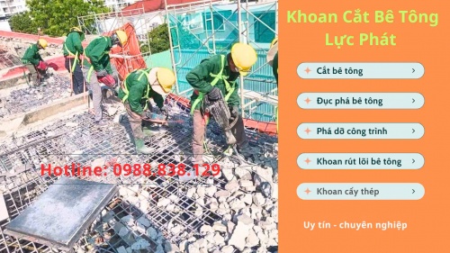 Đục phá bê tông tại Dĩ An uy tín, chuyên nghiệp