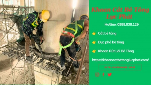 Đục phá bê tông tại quận 10 thi công uy tín