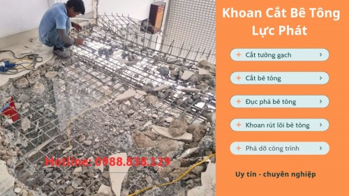 Đục phá sàn bê tông tại quận 1 uy tín