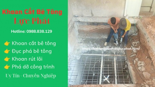 Đục phá sàn bê tông tại thành phố Tân Uyên uy tín