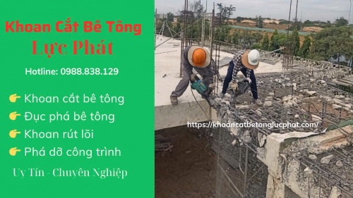 Thi công đục phá sàn bê tông tại thành phố Thủ Dầu Một chuyên nghiệp