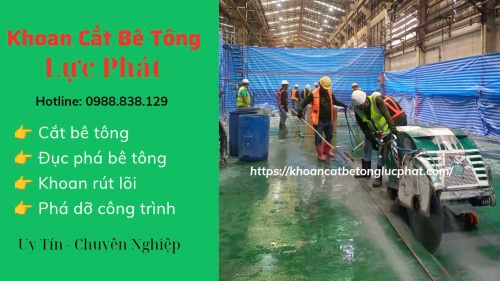 Cắt bê tông tại Đồng Nai uy tín, máy móc hiện đại