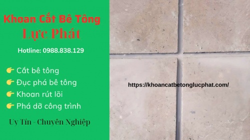Cắt khe co giản bê tông chuyên nghiệp