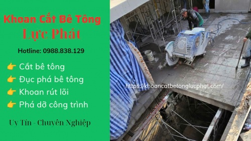 Cắt sàn bê tông nhà xưởng tại TPHCM chuyên nghiệp, giá tốt