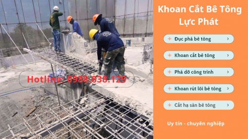 Đục phá bê tông tại Đức Hòa chuyên nghiệp
