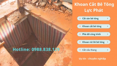 Khoan cắt bê tông tại Dầu Tiếng chuyên nghiệp
